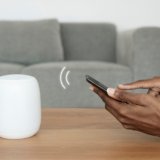 Phone connecting with smart speaker