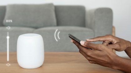 Phone connecting with smart speaker